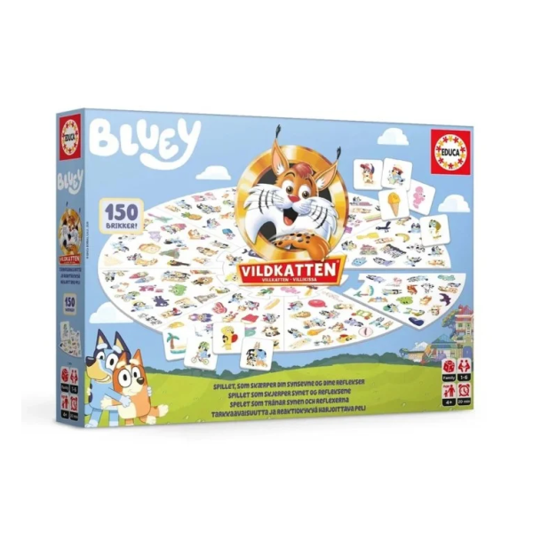 Vildkatten Bluey, Spel