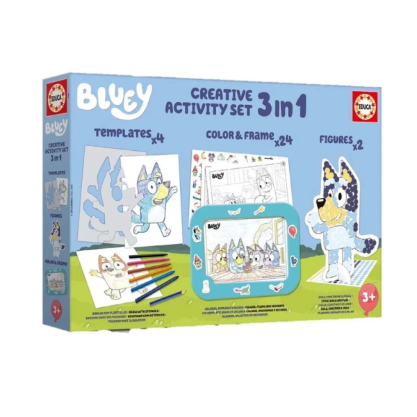 Educa Bluey Aktivitetsset 3 i 1