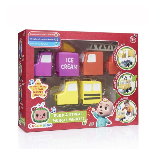 CoComelon Build & Reveal Musical Vehicles - Cocomelon