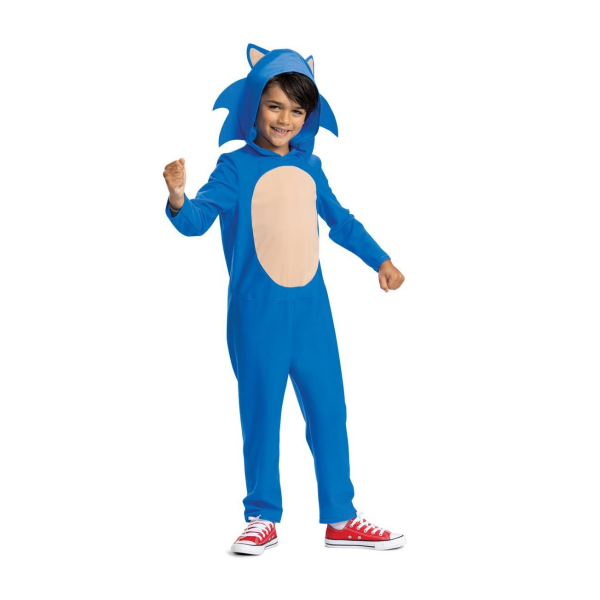 Sonic Utklädningskläder : Model - M 7-8 år - Sonic