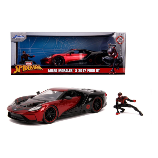 Miles Morales & 2017 Ford GT - Jada Toys - 1:24