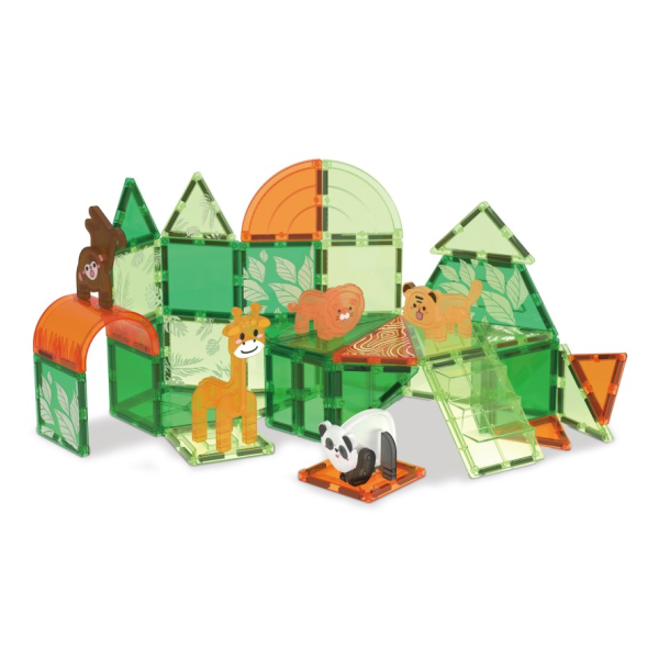 Mag&Play Exotiska djur 50 delar