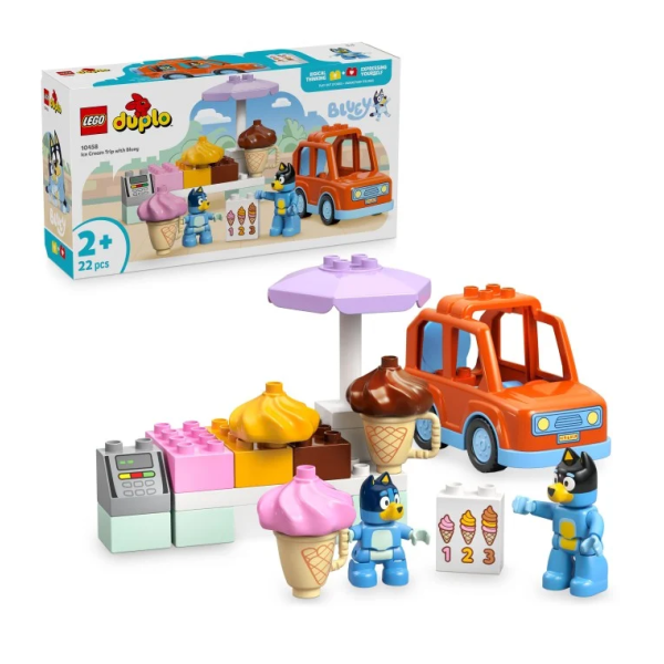 LEGO DUPLO Bluey 10458 Glassutflykt med Bluey