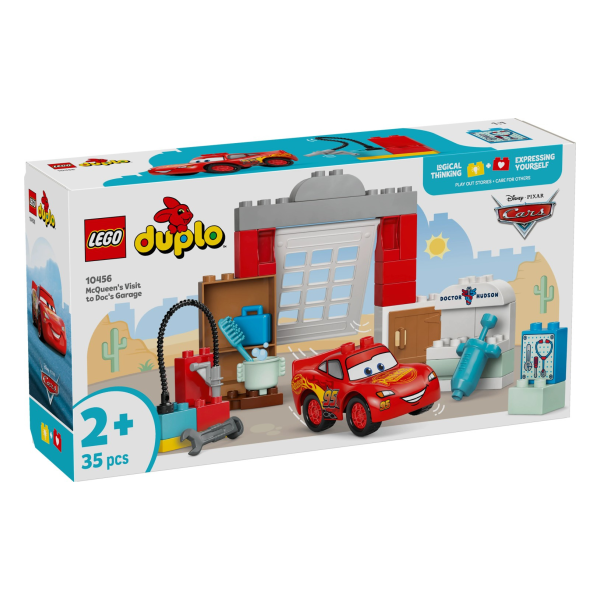 LEGO® DUPLO McQueens besök i Docs garage 10456 - LEGO