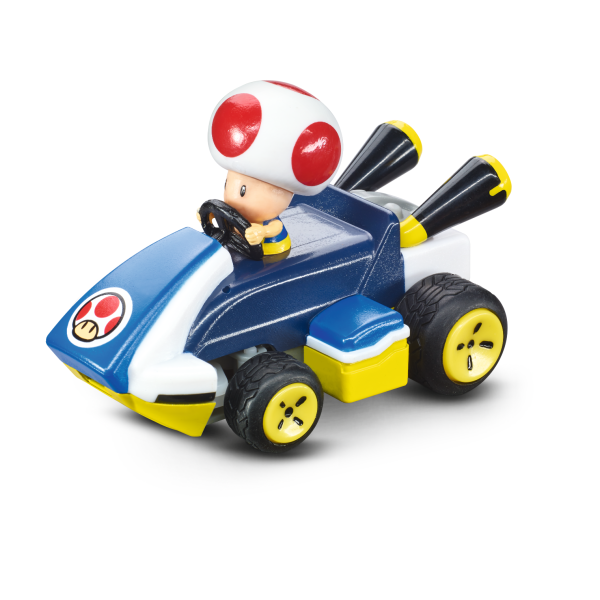 Toad - Mario Kart - Mini radiostyrd bil- Carrera - 6 cm