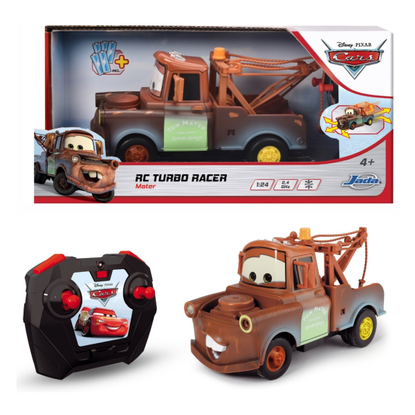 Radiostyrd Bärgarn - RC Turbo Racer - Mater - Disney Cars