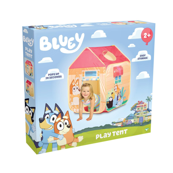 Bluey Pop Up Lektält Hus - Bluey