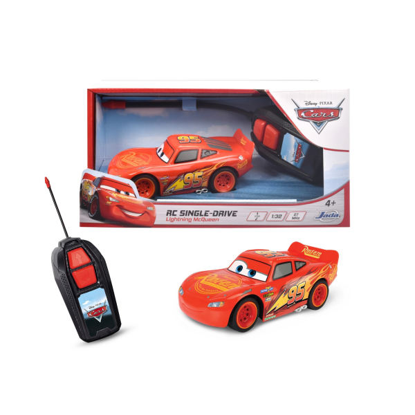 Cars Radiostyrd Blixten McQueen Single-Drive - Disney Cars