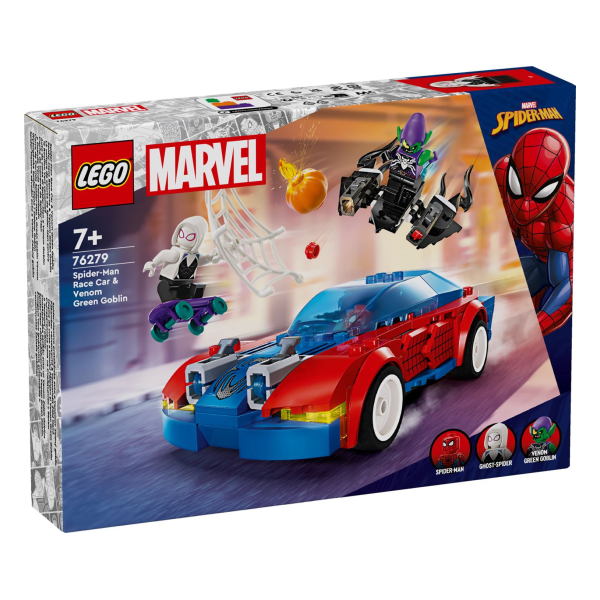 LEGO® Marvel Spider-Mans racerbil & Venom Green Goblin 76279 - LEGO