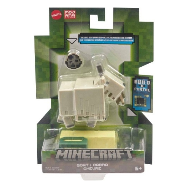 Minecraft Goat med Goat spawn egg - Minecraft