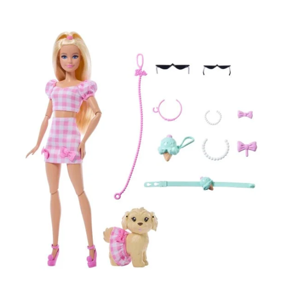 Barbie Twinning Looks Blonde Bows