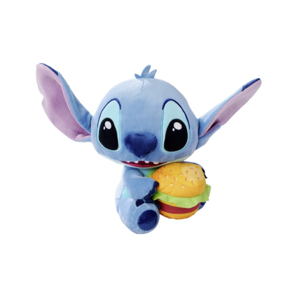 Disney Lilo & Stitch Stitch med Hamburgare Gosedjur 25cm