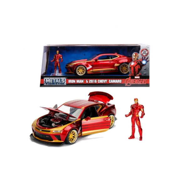 Iron Man & 2016 Chevy Camaro - Avengers - Jada Toys - 1:24