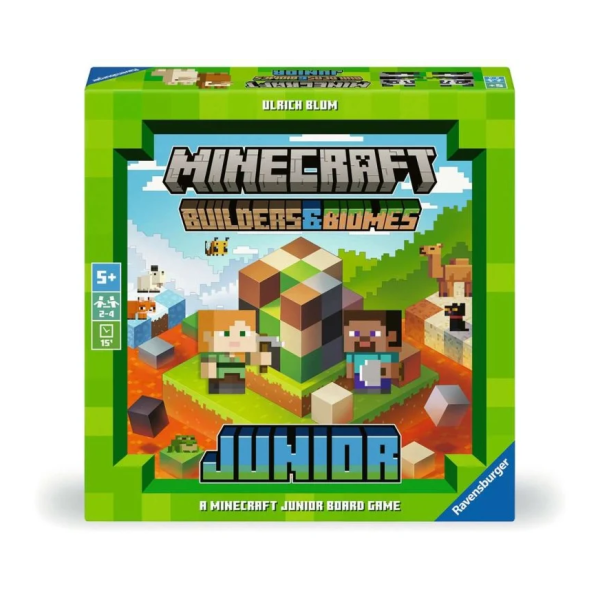 Ravensburger Spel, Minecraft Builder & Biomes Junior