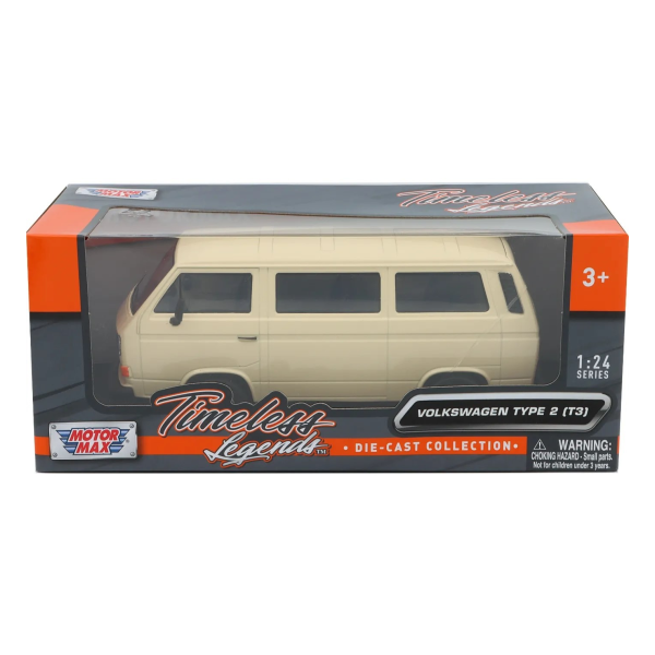 Volkswagen Type 2 (T3) - Beige - Motormax - 1:24
